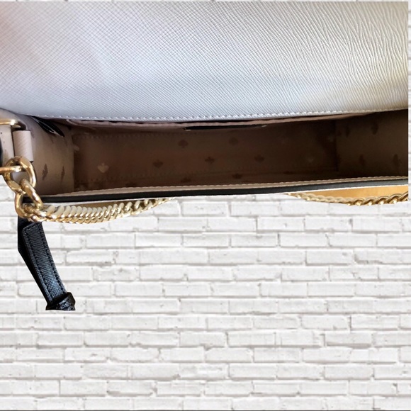 KATE SPADE • Carson Colorblock Saffiano Leather Convertible Crossbody - Picture 8 of 12